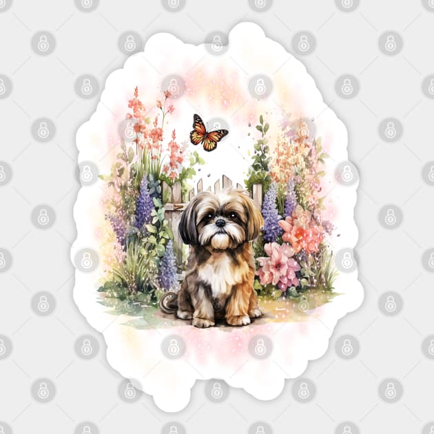 Dog - Shih Tzu Sticker by KEWDesign